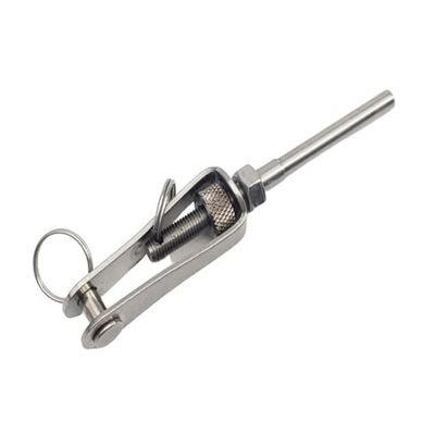 C Sherman Johnson 26-406 Life Line Hand Crimp 1/8 Stainless Steel Short Adjuster
