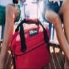 AO Coolers Expedition Canvas Soft-Sided Cooler Bag, Leak-Proof, Insulated, Lightweight, Red, 24-Can view 3