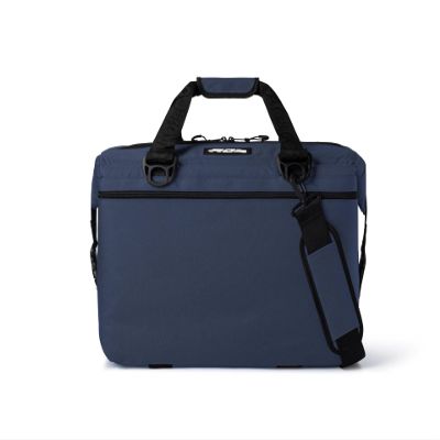 AO Coolers Expedition Canvas Soft-Sided Cooler Bag, Leak-Proof, Insulated, Lightweight, Navy Blue, 36-Can