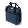 AO Coolers Expedition Canvas Soft-Sided Cooler Bag, Leak-Proof, Insulated, Lightweight, Navy Blue, 12-Can view 3