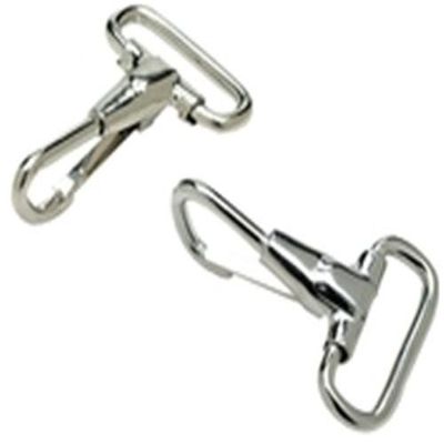 Seachoice Chrome-Plated Brass 2-1/8 in. L x 1 in. W Spring Snaps 2 pk
