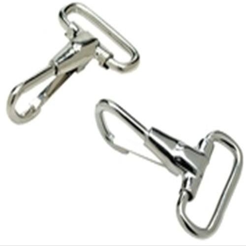Seachoice Chrome-Plated Brass 2-1/8 in. L x 1 in. W Spring Snaps 2 pk