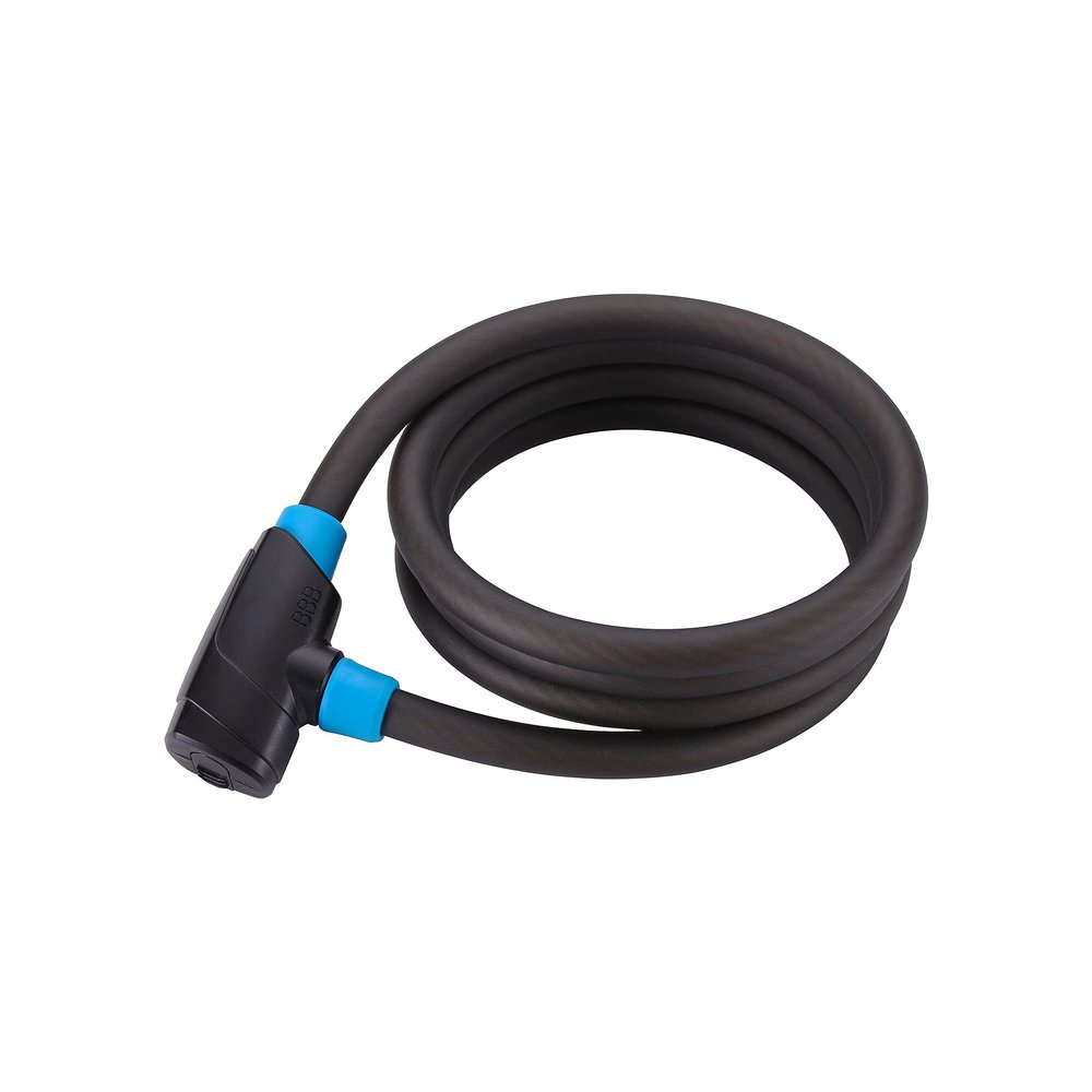 BBB Cycling BBL-31 PowerSafe Coil Cable Bike Lock for Mountain, Road and Racing Bikes