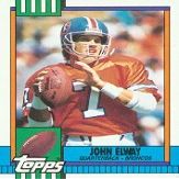 1990 Topps #37 John Elway - Denver Broncos