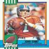1990 Topps #37 John Elway - Denver Broncos view 1