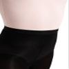 Capezio Hold & Stretch Footed Tight, Black, Large view 2