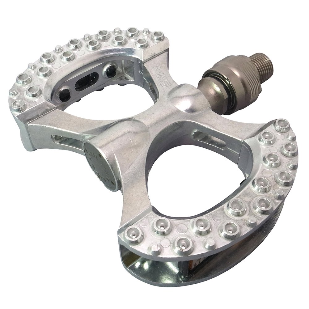 MKS Bicycle Pedal Lambda Ezy Superior (Lambda Easy Superior) Silver