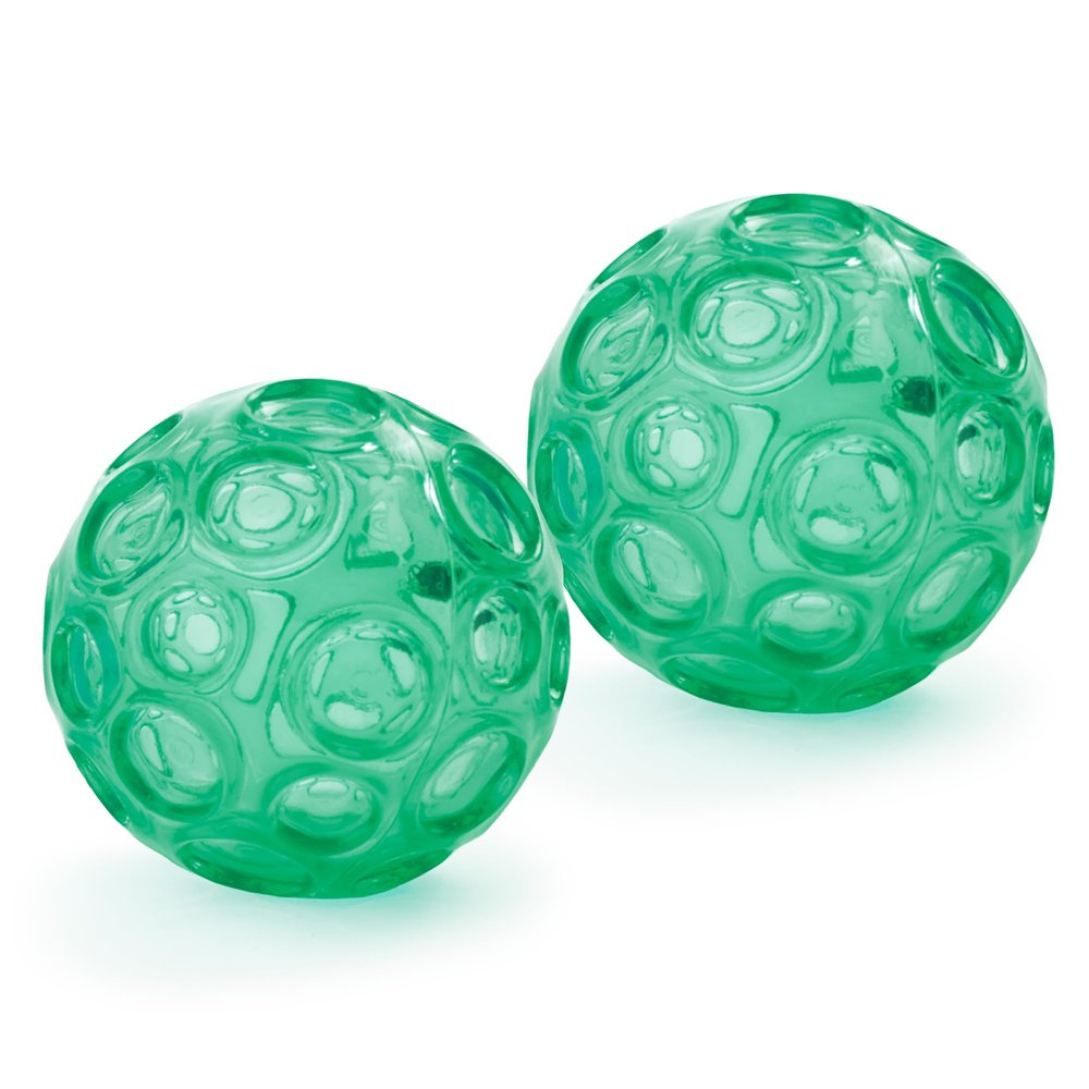 OPTP Franklin Method Textured Ball Set - 2 Inflatable Massage Balls; Textured Ball Set for Self-Massage, Exercise, Muscle Tension and Myofascial Relief