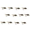 Montana Fly Company Beadhead Epoxyback Copper Nymph Black - Size 16-1 Dozen view 1