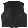 Vesuvio Napoli BOY'S Dress Vest & NeckTie Solid BLACK Color Neck Tie Set size 6 view 2