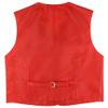 Vesuvio Napoli BOY'S Dress Vest & BOW TIE Solid RED Color Bow Tie Set size 12 view 2