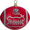 Alabama Crimson Tide Football Blown Glass Ornament view 1