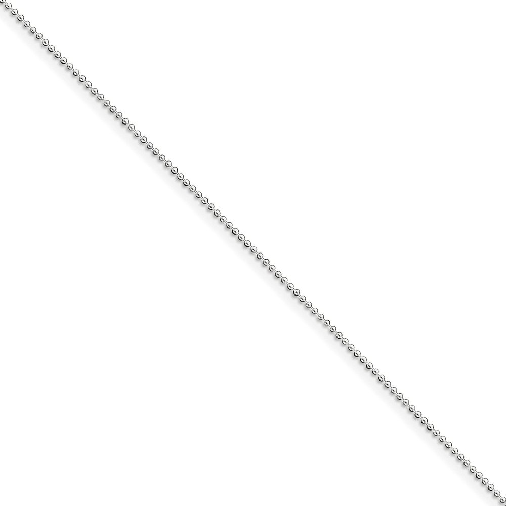 Sterling Silver Bead Chain 16"