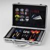 Casemaster Legion Aluminum Dart Case Holds 9 Steel Tip and Soft Tip Darts with Extra Space to Keep Flights in Shape, and Numerous Pockets and Tubes for Storage of Accessories,Black view 3