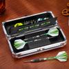 Casemaster Sole Aluminum Slim Profile Dart Case Holds 3 Steel Tip and Soft Tip Darts with Enough Space to Keep Flights in Shape, Features Built-In Pockets for Other Accessories,Black view 3