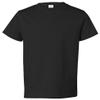 Rabbit Skins Juvy Short Sleeve Cotton Tee Shirt, 7, Black view 2