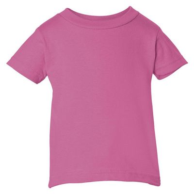 Rabbit Skins 3401 Infant Jersey T-Shirt, Raspberry, 6M