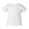 Rabbit Skins Infant Baby Rib T-Shirt 6MOS WHITE view 2