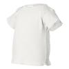 Rabbit Skins Infant Baby Rib T-Shirt 6MOS WHITE view 3