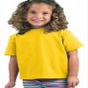 Rabbit Skins Juvy Short Sleeve Cotton Tee Shirt, 7, Yellow view 1