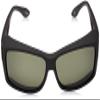 Haven Fits Over Sunwear Windemere Over-Prescription Sunglasses,Black Frame/Gray Lens,one size view 2