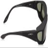 Haven Fits Over Sunwear Windemere Over-Prescription Sunglasses,Black Frame/Gray Lens,one size view 3