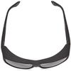 Haven Fits Over Sunwear Windemere Over-Prescription Sunglasses,Black Frame/Gray Lens,one size view 4