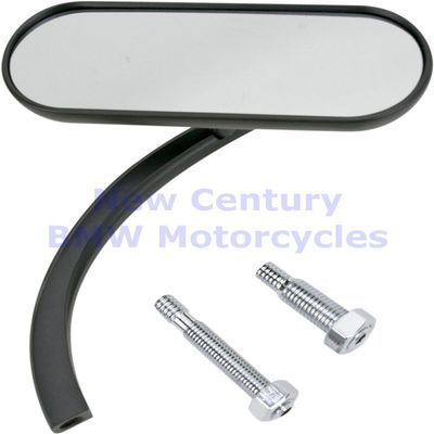 MIRROR OVAL MICRO BLK R