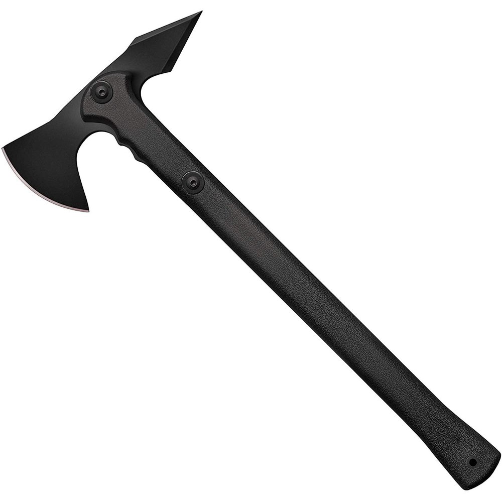 Cold Steel Drop Forged Tomahawk Survival Hatchet - Great for Camping, Survival, Outdoors and Chopping Wood, Trench Hawk - Black, One Size