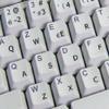 English US Keyboard Stickers with Black Lettering ON Transparent Background for Desktop, Laptop and Notebook view 3