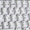 English US Keyboard Stickers with Black Lettering ON Transparent Background for Desktop, Laptop and Notebook view 4