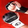 Kikskin Kwik Wrap Vale-Tudo Glove - 8oz - Black/White 2 Tone view 2