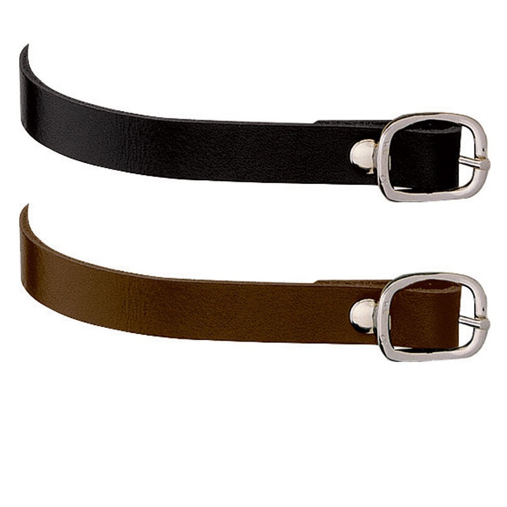 Herm Sprenger Black Leather Spur Straps Pair