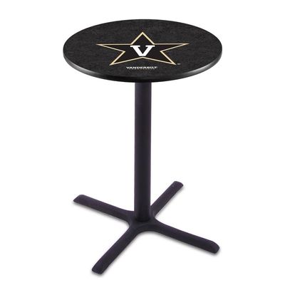 Holland Bar Stool Co. L211-36" Black Wrinkle Vanderbilt Pub Table