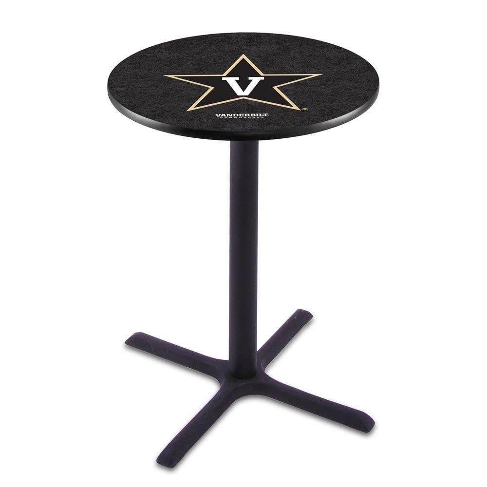 Holland Bar Stool Co. L211-36" Black Wrinkle Vanderbilt Pub Table