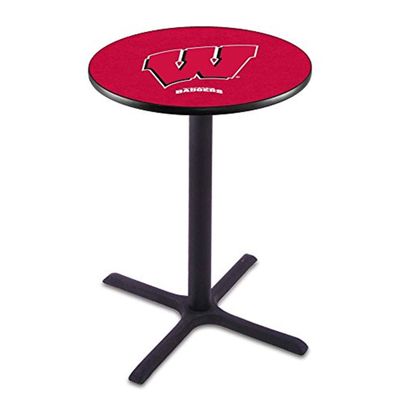 Holland Bar Stool Co. L211-36" Black Wrinkle Wisconsin W Pub Table