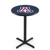 Holland Bar Stool Co. L211-36" Black Wrinkle Arizona Pub Table view 1