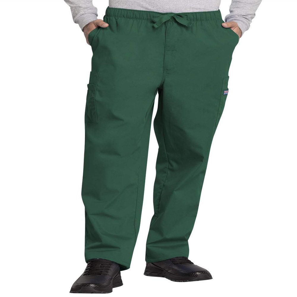 Cherokee Men's Big and Tall Originals Cargo Scrubs Pant, Hunter, XXX-Large