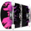 Krown Rookie Complete Skateboard,Purple Flame view 2