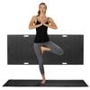 LifeBoard Yoga Mat Support Board  Portable Yoga Platform for Carpet, Grass & Uneven Surfaces  Indoor/Outdoor Stability Base for Yoga, Pilates & Barre  Thick, Durable, Lightweight  73" x 28.75", Black view 1