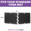 LifeBoard Yoga Mat Support Board  Portable Yoga Platform for Carpet, Grass & Uneven Surfaces  Indoor/Outdoor Stability Base for Yoga, Pilates & Barre  Thick, Durable, Lightweight  73" x 28.75", Black view 2
