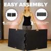 LifeBoard Yoga Mat Support Board  Portable Yoga Platform for Carpet, Grass & Uneven Surfaces  Indoor/Outdoor Stability Base for Yoga, Pilates & Barre  Thick, Durable, Lightweight  73" x 28.75", Black view 3