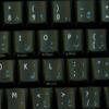 Dari-English ON Black Background Non-Transparent Keyboard Sticker view 4
