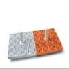 CHAMPRO Orange/White Double First Base With In-Ground Anchor For Youth Baseball, Made Of Molded Rubber view 3
