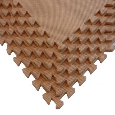 Get Rung Interlocking Foam Floor Tiles From Square Brands for MMA | Gym Flooring for Home | Puzzle Mat | Exercise Mat | Play Tiles | 3/8"