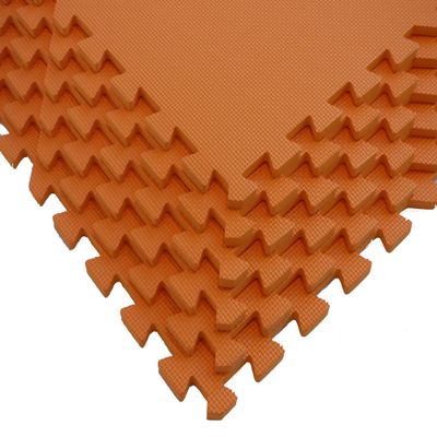 Square Brands Interlocking Gym Floor Tiles - Puzzle Foam Mats for Home Gym | MMA & Exercise | 3/8