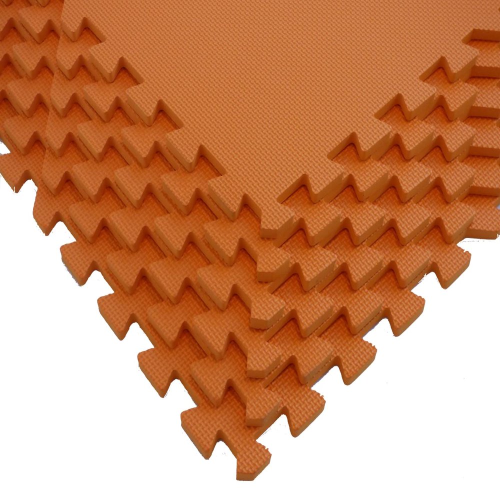 Square Brands Interlocking Foam Floor Tiles for MMA & Home Gym - Puzzle Foam Floor Mats | Exercise Mat Tiles | 3/8