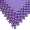 Square Brands Interlocking Gym Floor Tiles - Puzzle Foam Mats for Home Gym | MMA & Exercise | 3/8 view 1