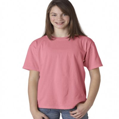 Chouinard Youth Ring-Spun Cotton Tee - Crunchberry PgmDye - XS