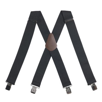 Carhartt Rugged Flex Elastic Suspenders Black, One Size (52 Maximum Length) Suspender Width: 2"